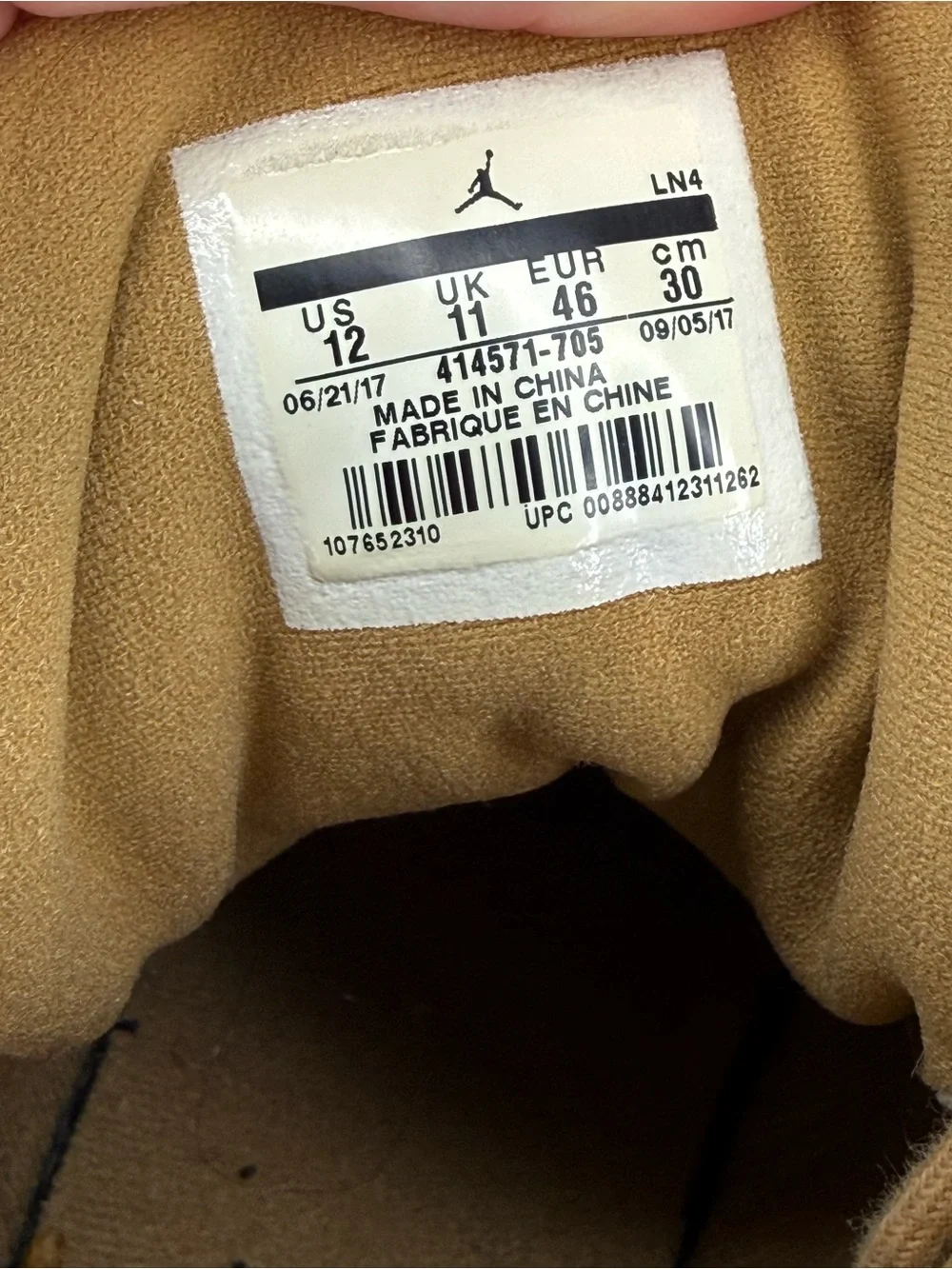Air Jordan 13 Retro Wheat Suede Men's Shoes Size 12